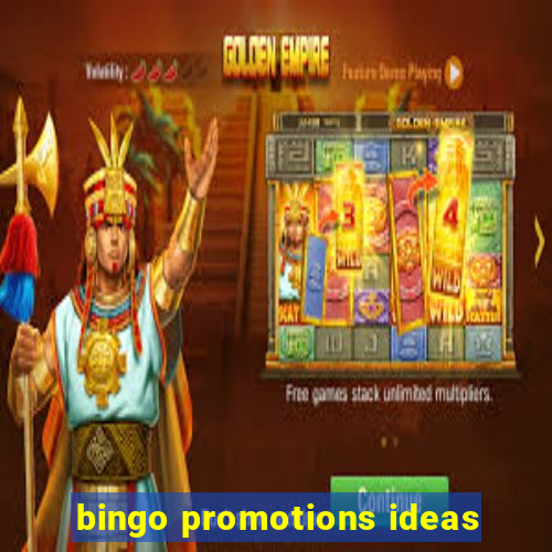 bingo promotions ideas