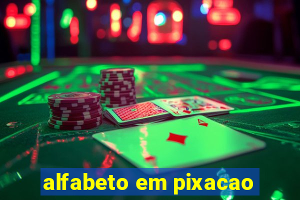 alfabeto em pixacao