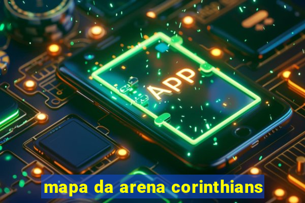 mapa da arena corinthians