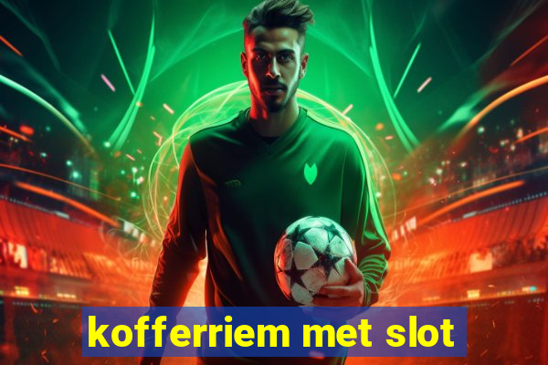 kofferriem met slot