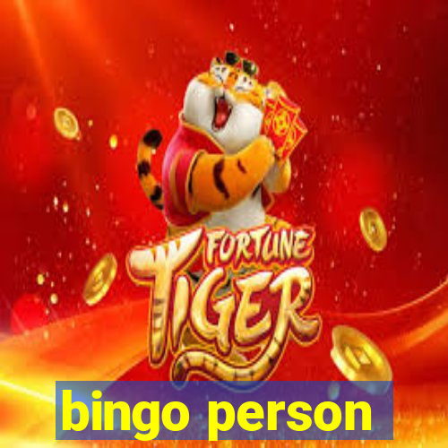 bingo person