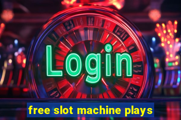 free slot machine plays