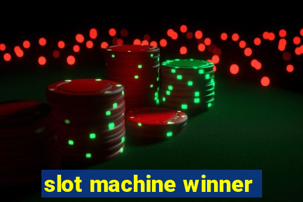 slot machine winner