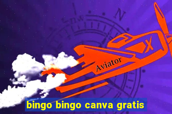 bingo bingo canva gratis