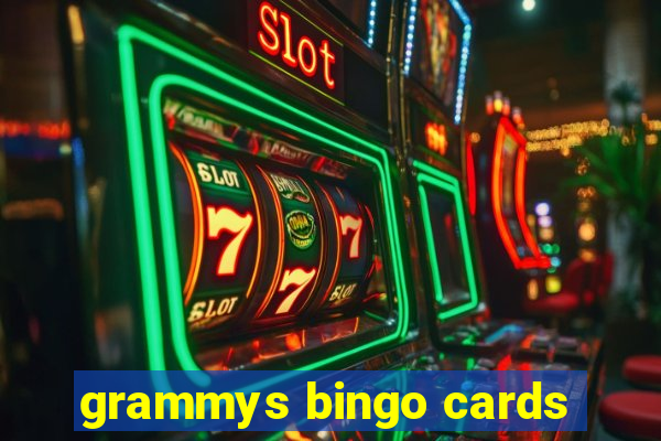 grammys bingo cards