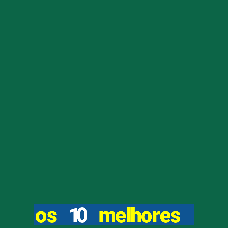 os 10 melhores jogos online