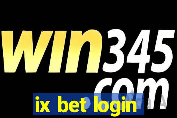 ix bet login