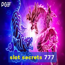 slot secrets 777