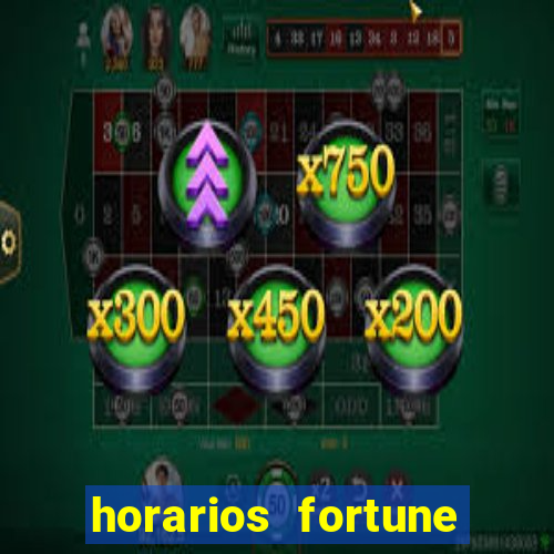 horarios fortune tiger hoje