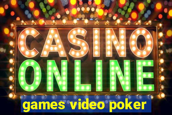 games video poker