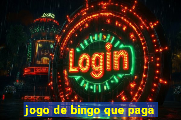 jogo de bingo que paga