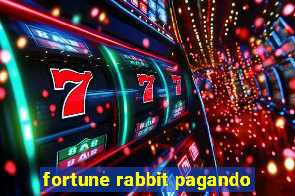 fortune rabbit pagando