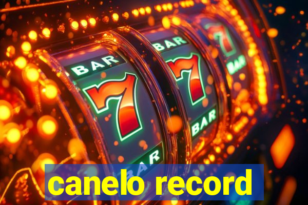 canelo record