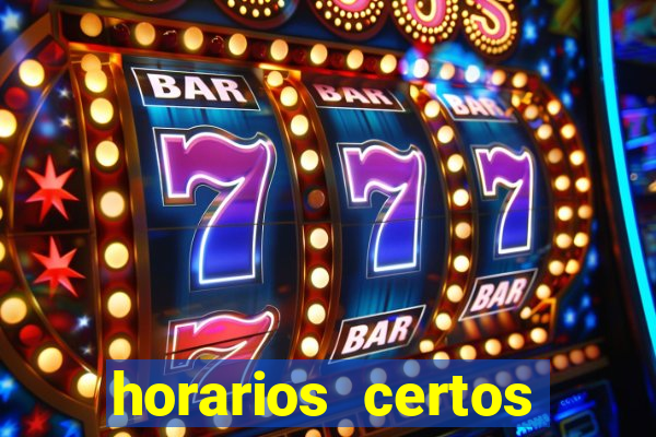 horarios certos para jogar fortune tiger