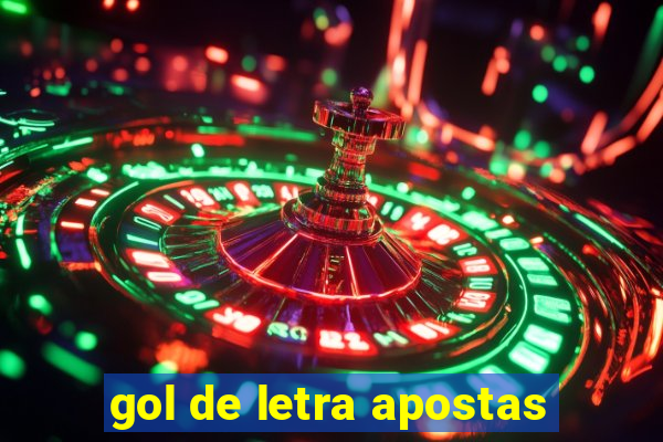 gol de letra apostas