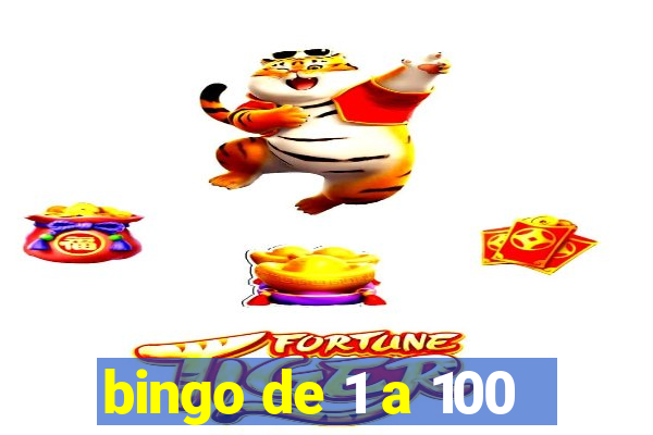 bingo de 1 a 100