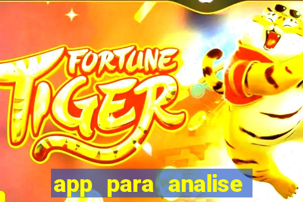 app para analise de jogos