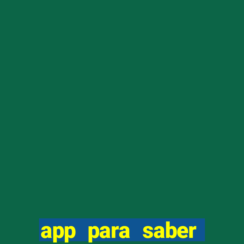 app para saber jogos de futebol