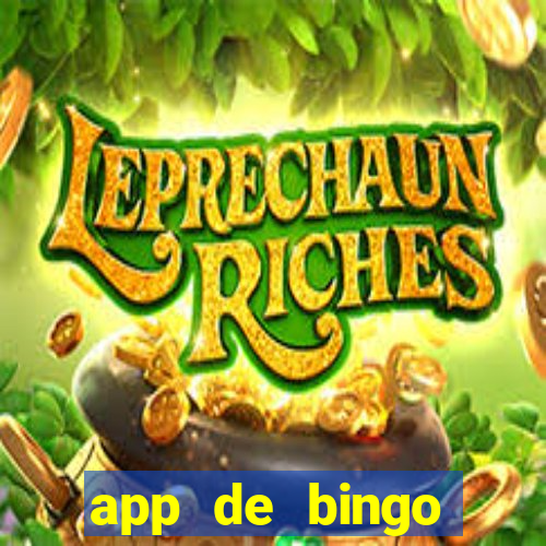 app de bingo valendo dinheiro