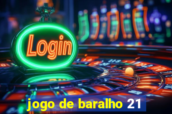 jogo de baralho 21