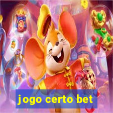 jogo certo bet