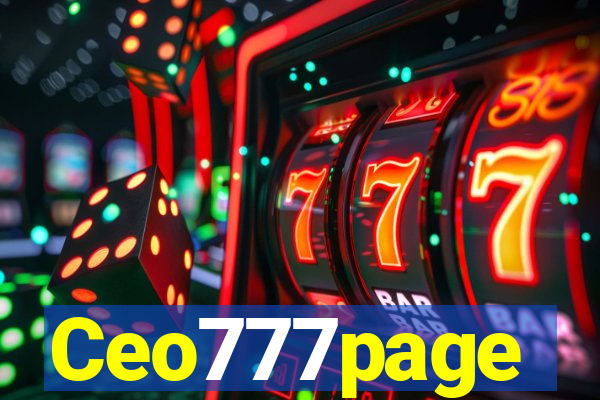 Ceo777page