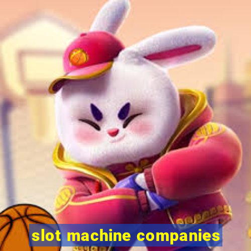 slot machine companies