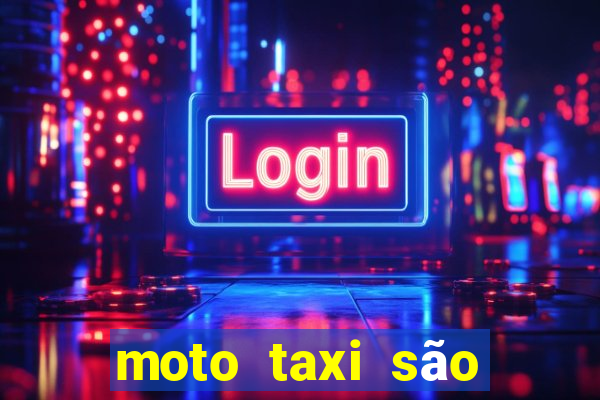 moto taxi são joaquim da barra