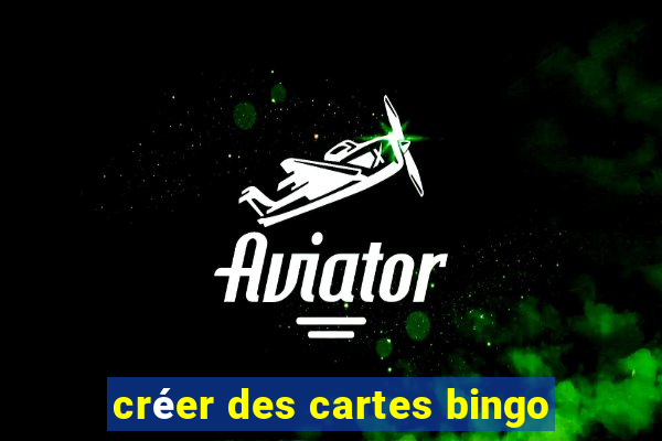 créer des cartes bingo