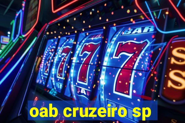 oab cruzeiro sp