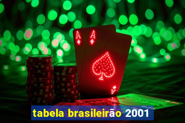 tabela brasileirão 2001