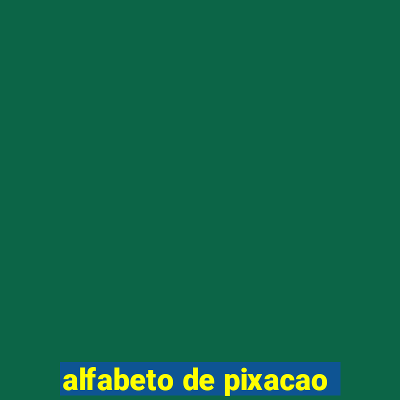 alfabeto de pixacao