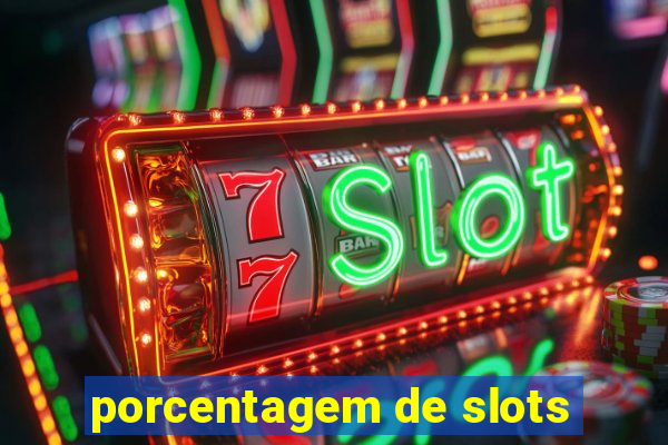 porcentagem de slots