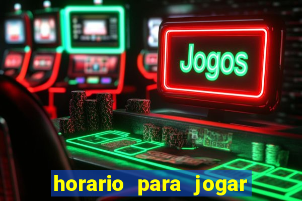 horario para jogar fortune rabbit