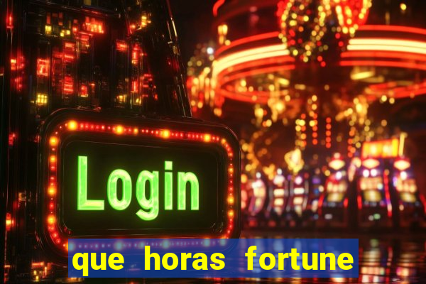 que horas fortune tiger paga