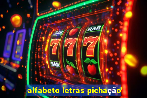 alfabeto letras pichação