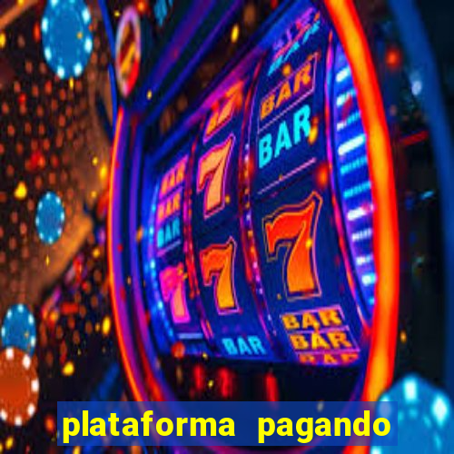 plataforma pagando fortune tiger