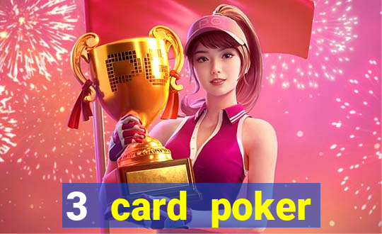 3 card poker casino game