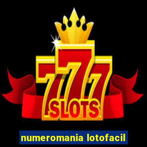 numeromania lotofacil