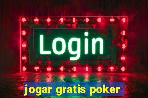 jogar gratis poker