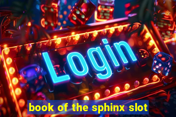 book of the sphinx slot