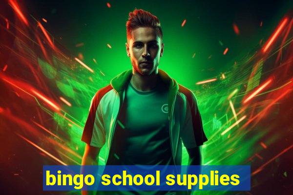 bingo school supplies