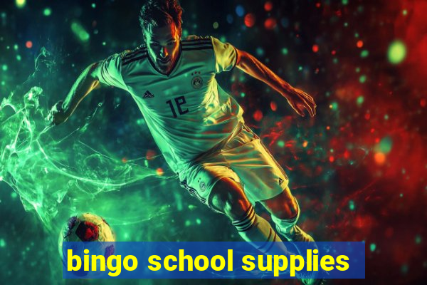 bingo school supplies