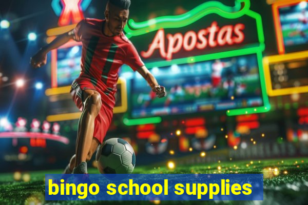 bingo school supplies