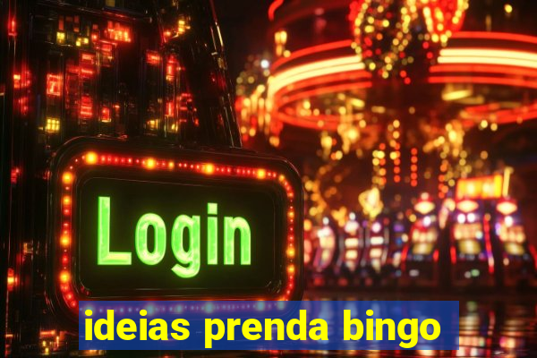 ideias prenda bingo