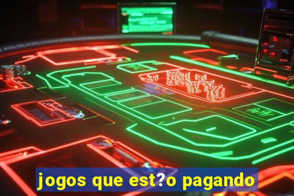 jogos que est?o pagando