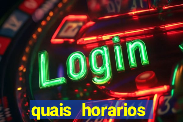 quais horarios pagantes do fortune tiger