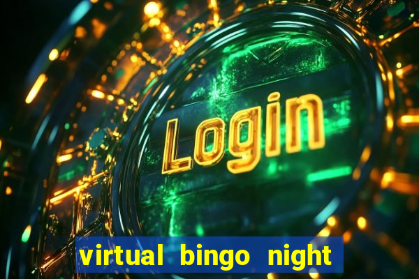 virtual bingo night with friends