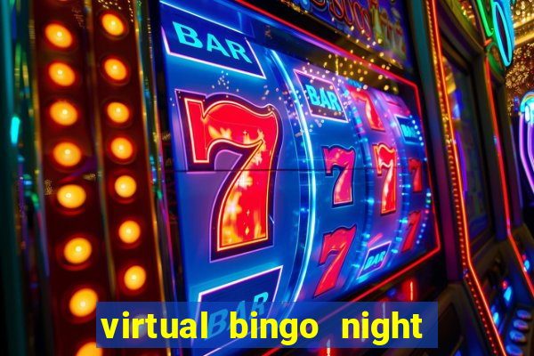 virtual bingo night with friends