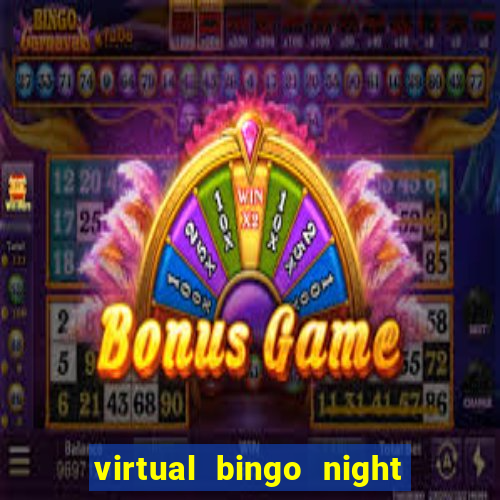 virtual bingo night with friends